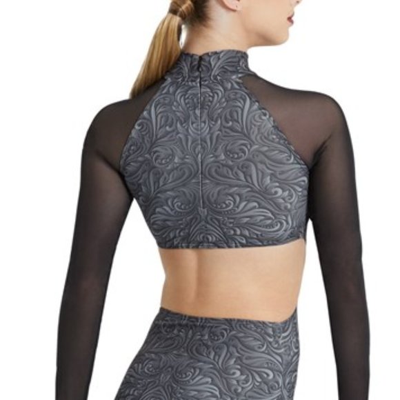 New Leotard MC LC Balera Mesh Dance Lyrical Jazz Gymnastics Cheer Girls Costume - Picture 3 of 8